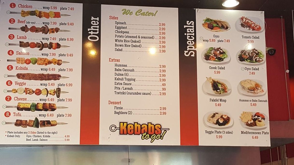 Restaurants Kebabs To Go