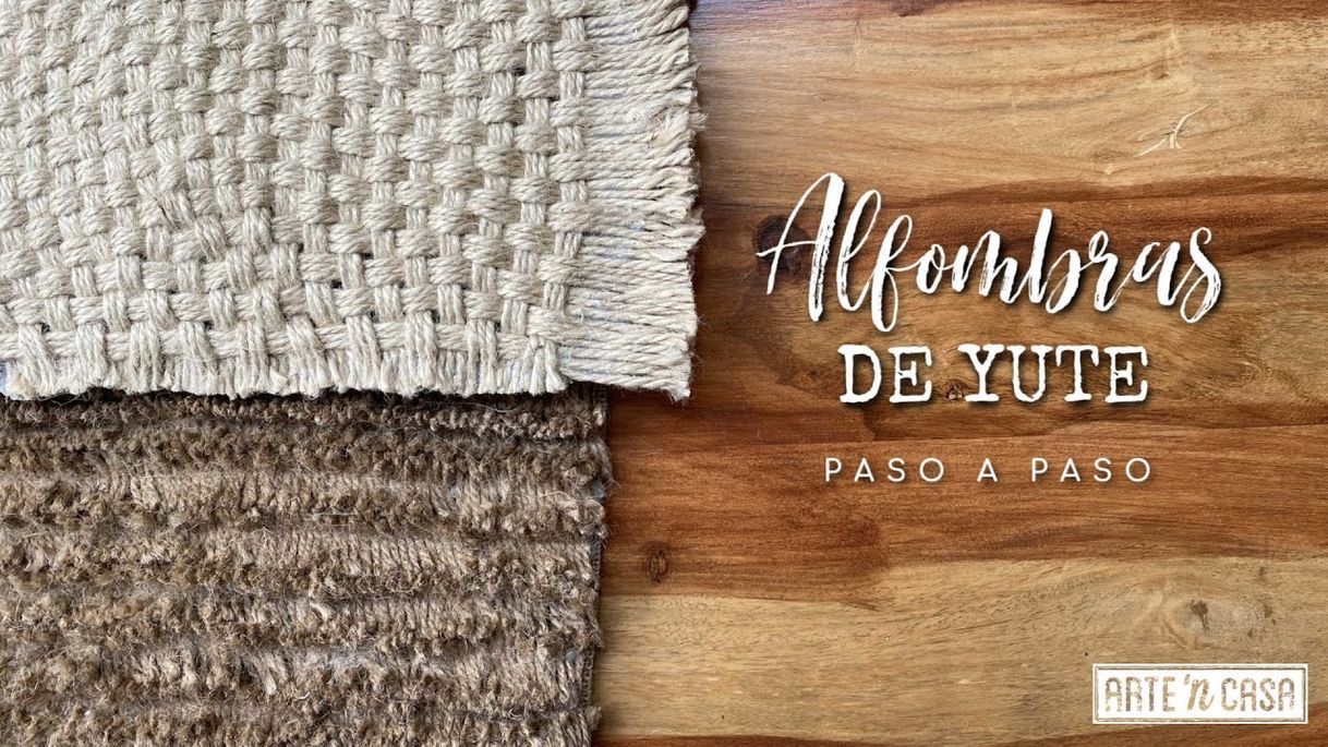DIY Alfombras de yute paso a paso - 2 ideas con cuerda - YouTube