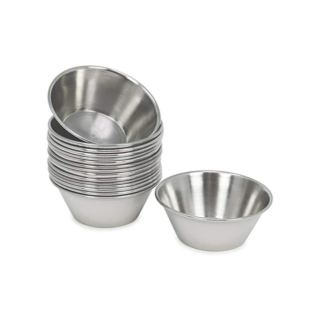 16 Boles de Metal para refrigerios