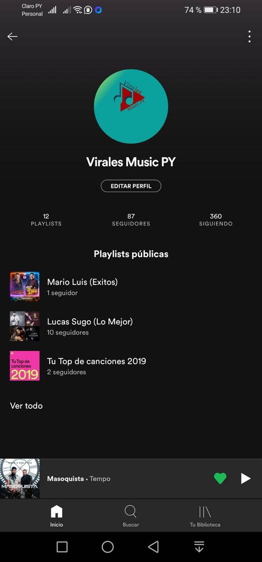 Canción Spotify 