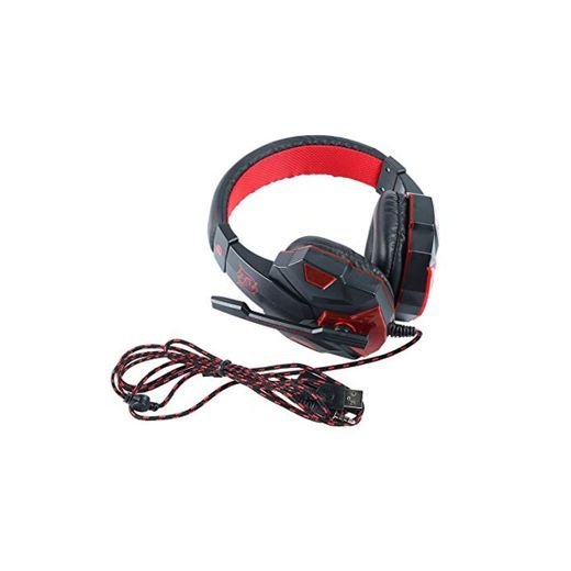 Libertroy Cómodos audífonos Bass Gaming Headphones Auriculares de Juego adecuados para PS4