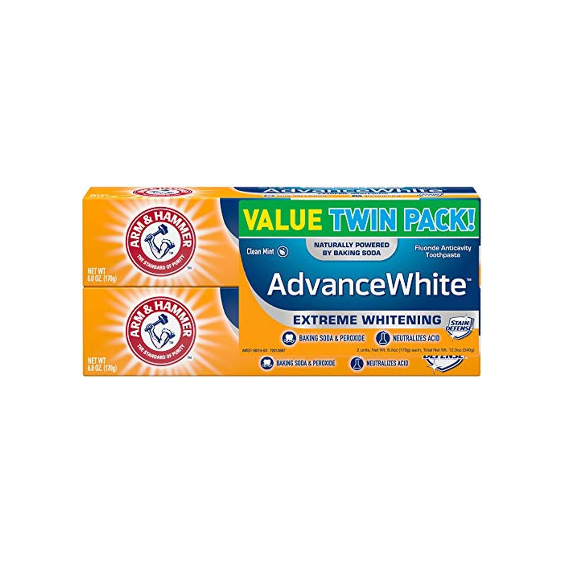 Beauty Arm & Hammer Advance White Extreme Whitening Baking Soda & Peroxide pasta