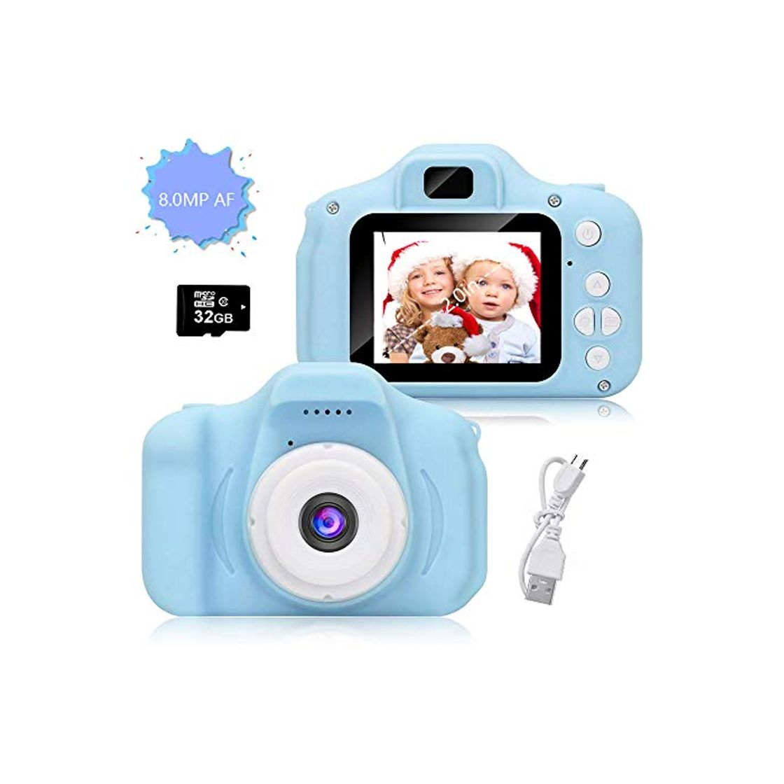 Product Cámara para Niños, Infantil Cámara de Fotos Digital con 32GB Tarjeta de