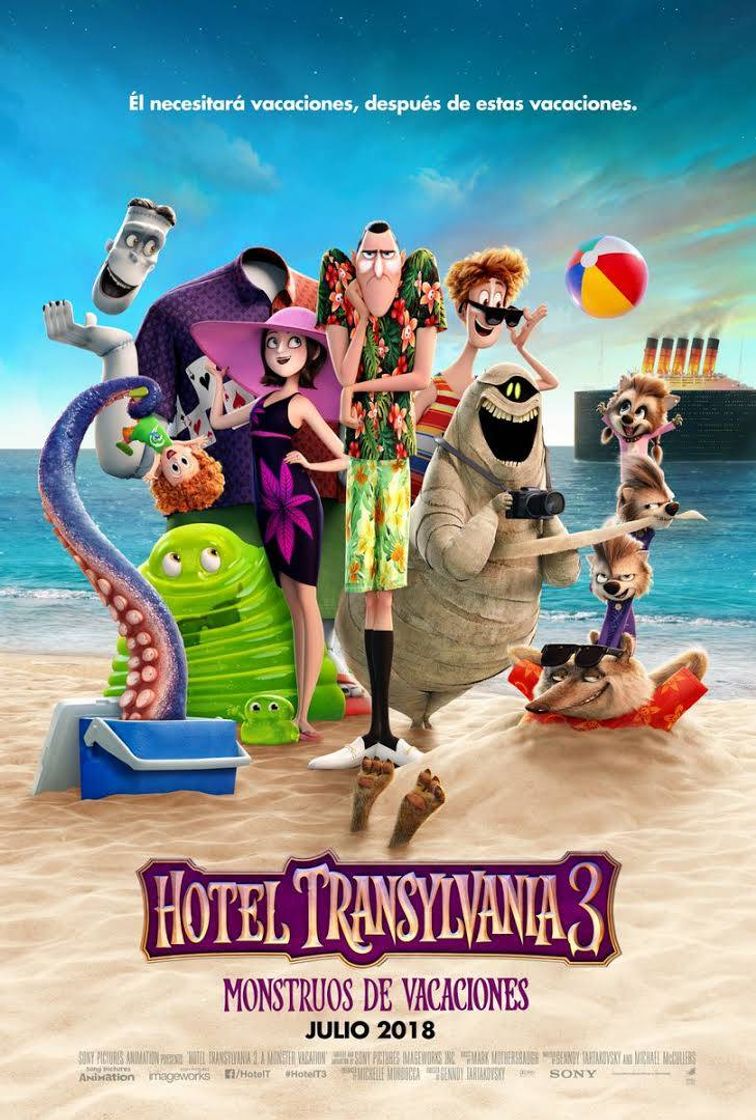 Moda Hotel Transylvania 3 Monstruos De Vacaciones Pelicula Dvd

