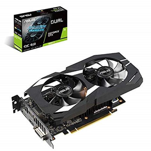 ASUS DUAL-GTX1660TI-O6G - Tarjeta gráfica