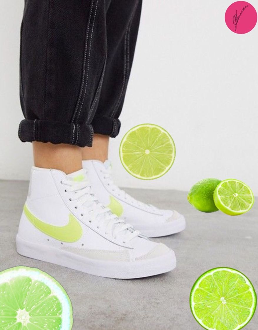Social nike blazer mid’77 white and yellow