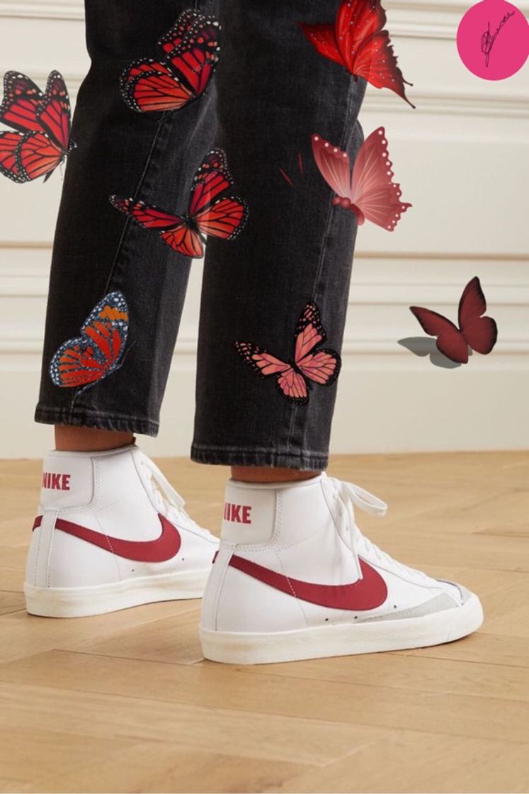 Social nike blazer mid’77 red logo