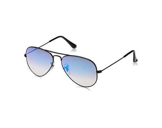 Ray-Ban Aviator Large Metal, Gafas de sol para Hombre, Negro