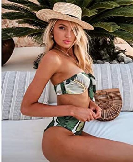 JFan Mujer Conjunto De Bikini Traje de Baño 2019 Push up Bikini