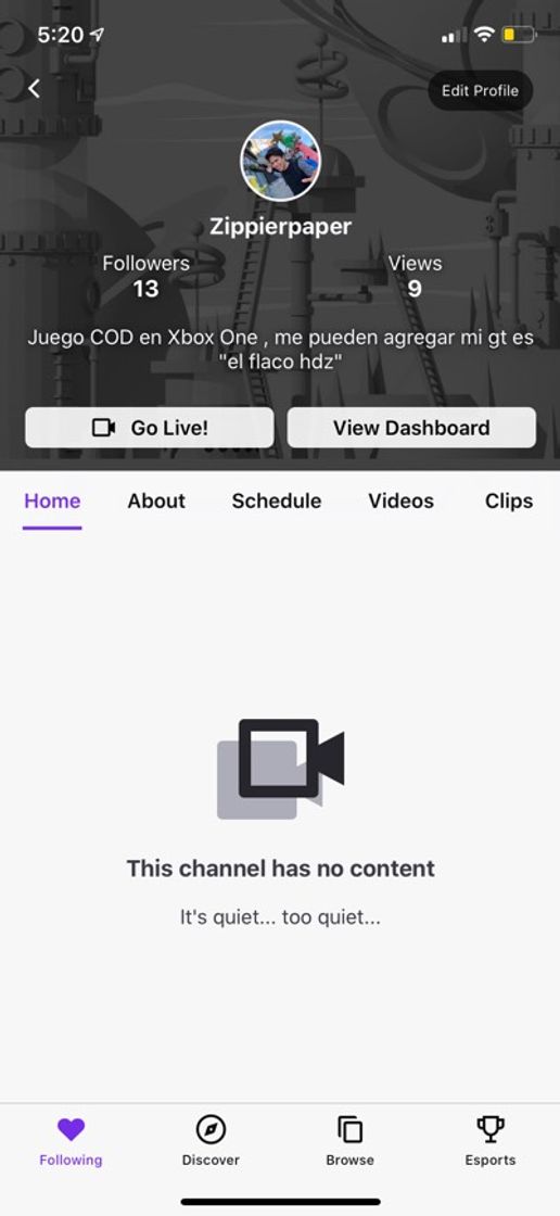 Social Streamer de videojuegos por las noches, para que pasen rato
