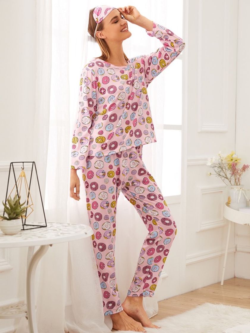 Moda Pijama de donas 