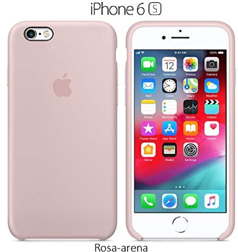 Electronic Funda Silicona para iPhone 6 y 6s Silicone Case, Textura Suave, Forro