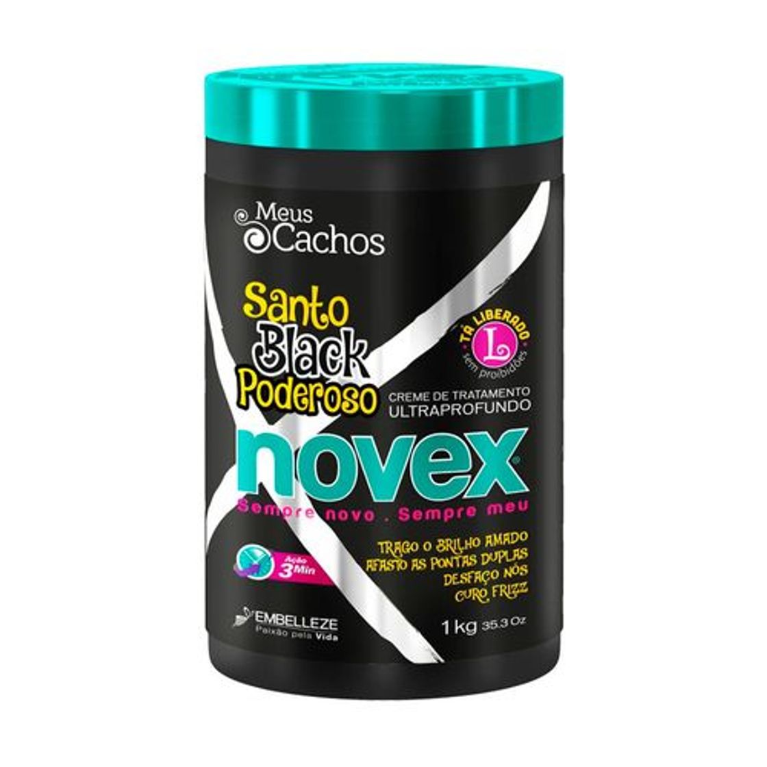 Beauty Novex Santo Black Poderoso