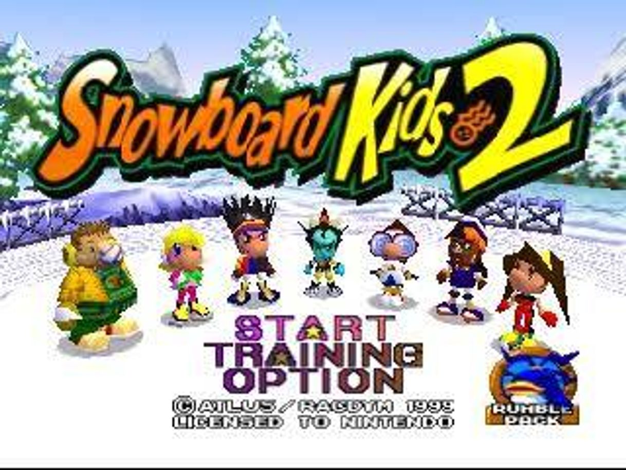 Videogames Snowboard Kids 2