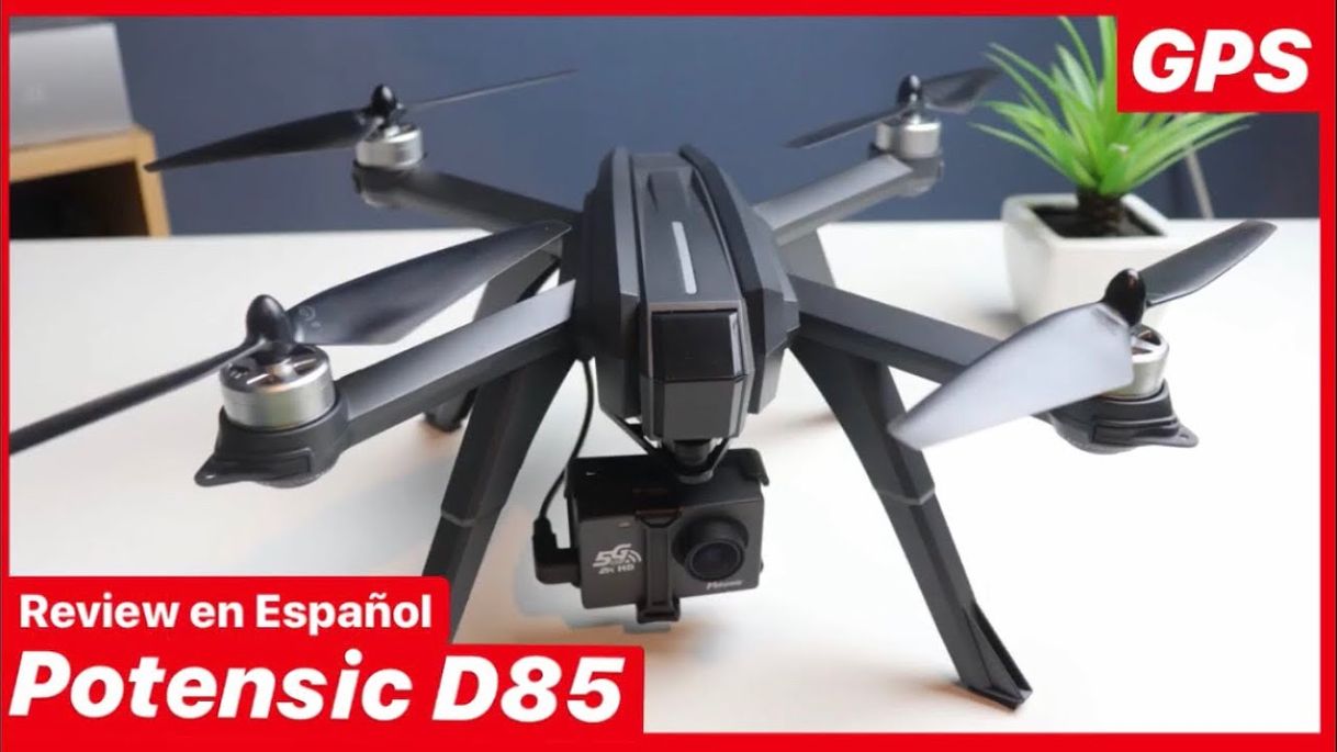 Moda POTENSIC D85 ESPAÑOL DRONE GPS 2K ( REVIEW Y VUELO )