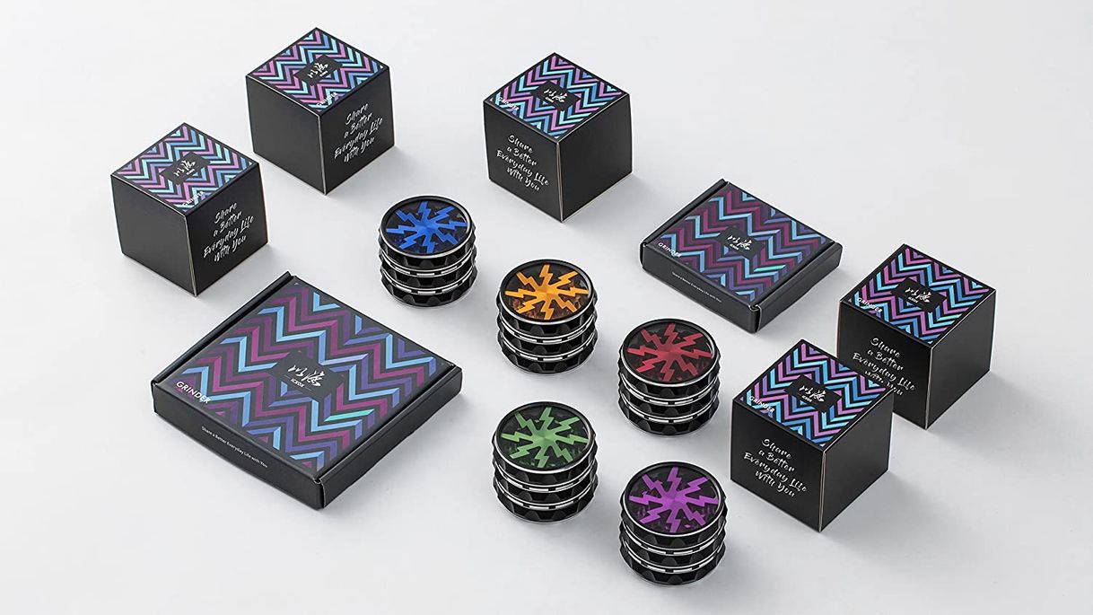 icxox Grinder Pro 63mm 4 Piezas Nuevo Diseno Molinillos de Hierba de