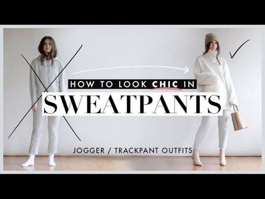 Como verte CHIC In Sweatpants, Petite Outfits with Joggers 