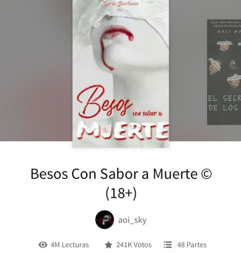 Besos con sabor a muerte