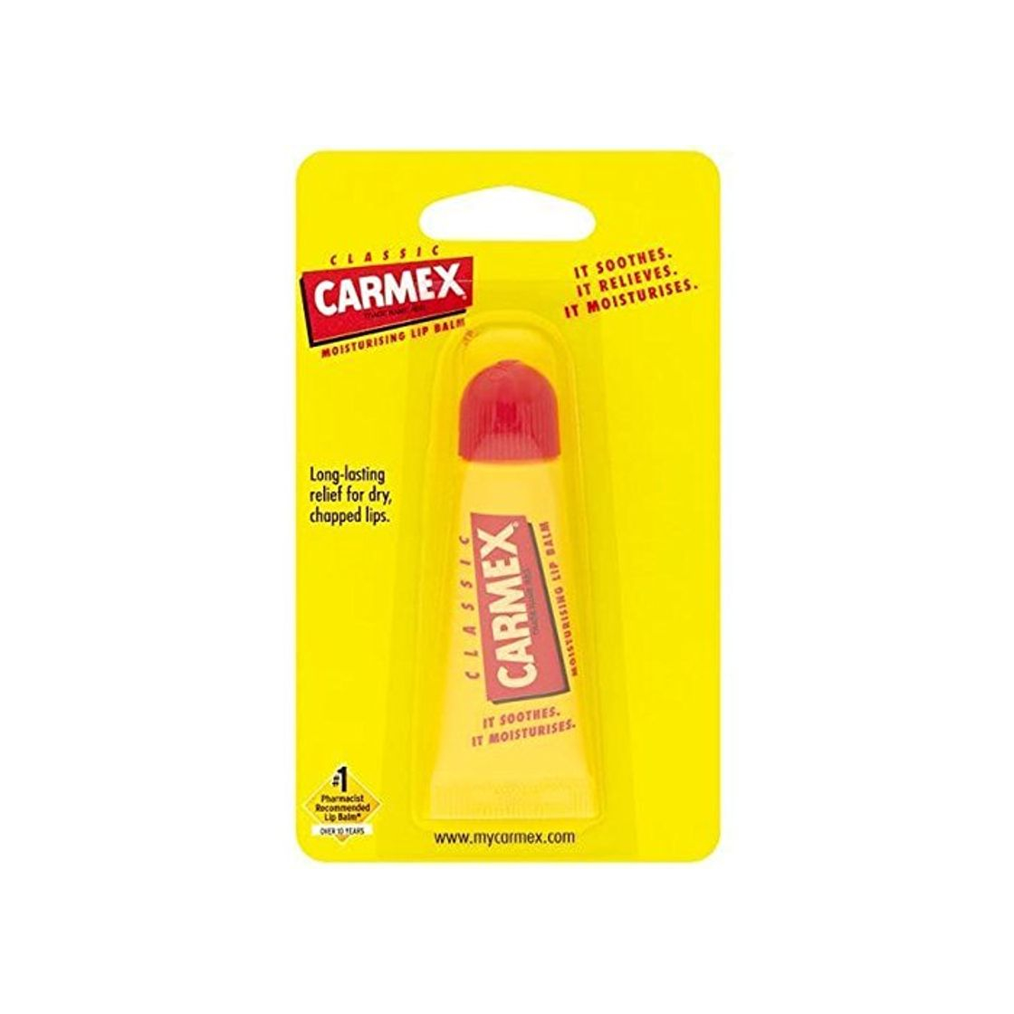 Producto Carmex Clásico Tubo De Protector Labial Hidratante Para Los Labios Secos Y Agrietados 30%