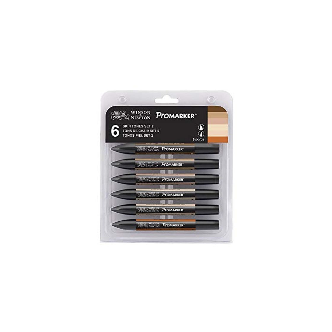 Social Winsor & Newton Promarker - Pack De 6 Rotuladores