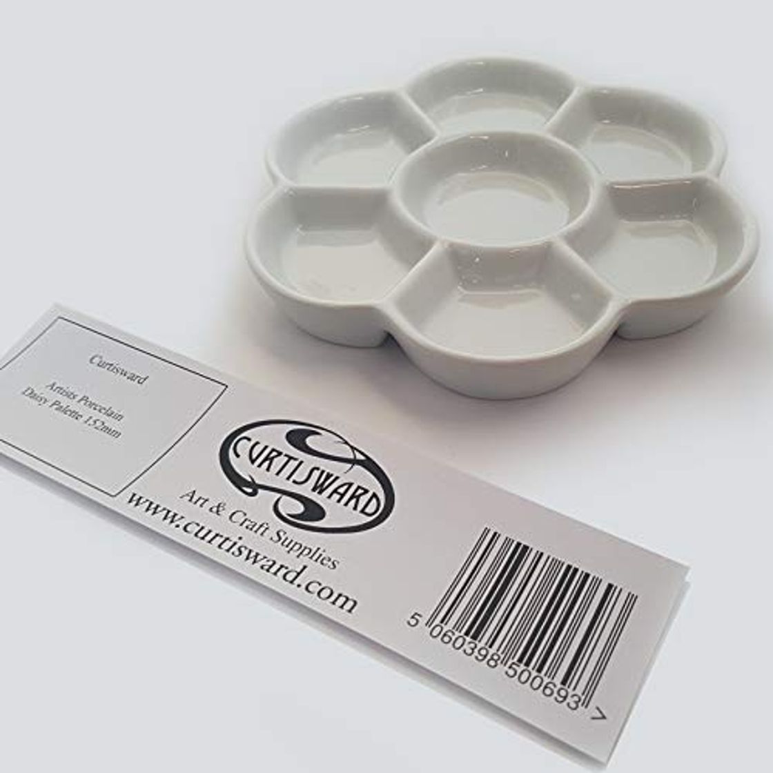 Social Artistas Curtisward blanca clásica porcelana paleta Daisy
