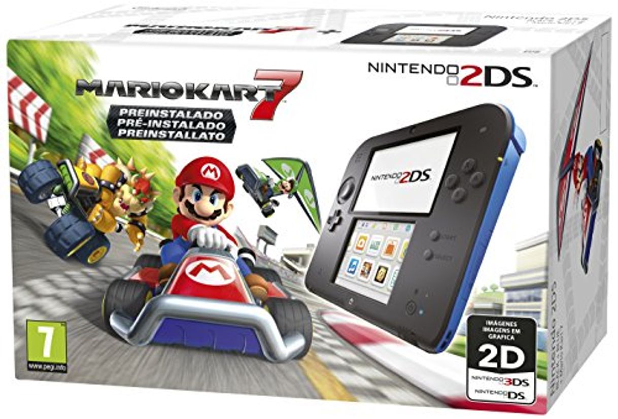 Social Nintendo 2DS - Consola, Color Azul