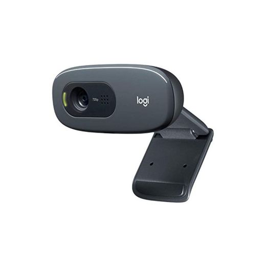 Logitech C270 HD - Webcam para videoconferencias con Pantalla panorámica