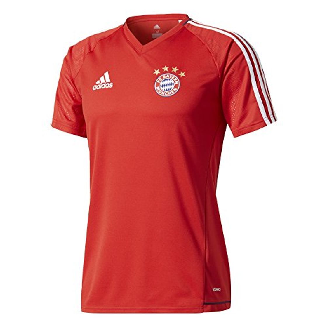 Fitness adidas TRG JSY Camiseta de Equipación FC Bayern de Munich, Hombre, Rojo