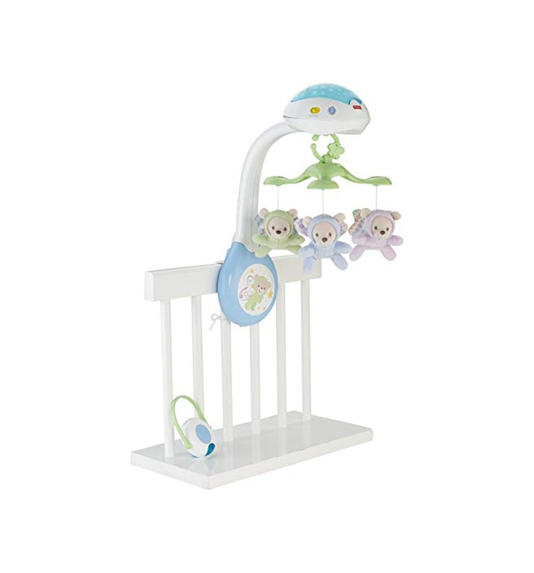 Social Fisher-Price Móvil ositos voladores, juguete de cuna proyector para bebé