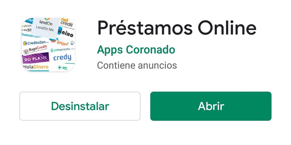 App Préstamos personales