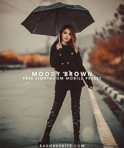 Moody brown