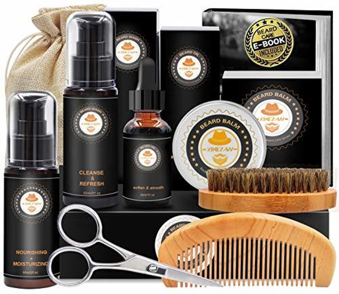 Beauty kit cuidado barba con champu barba