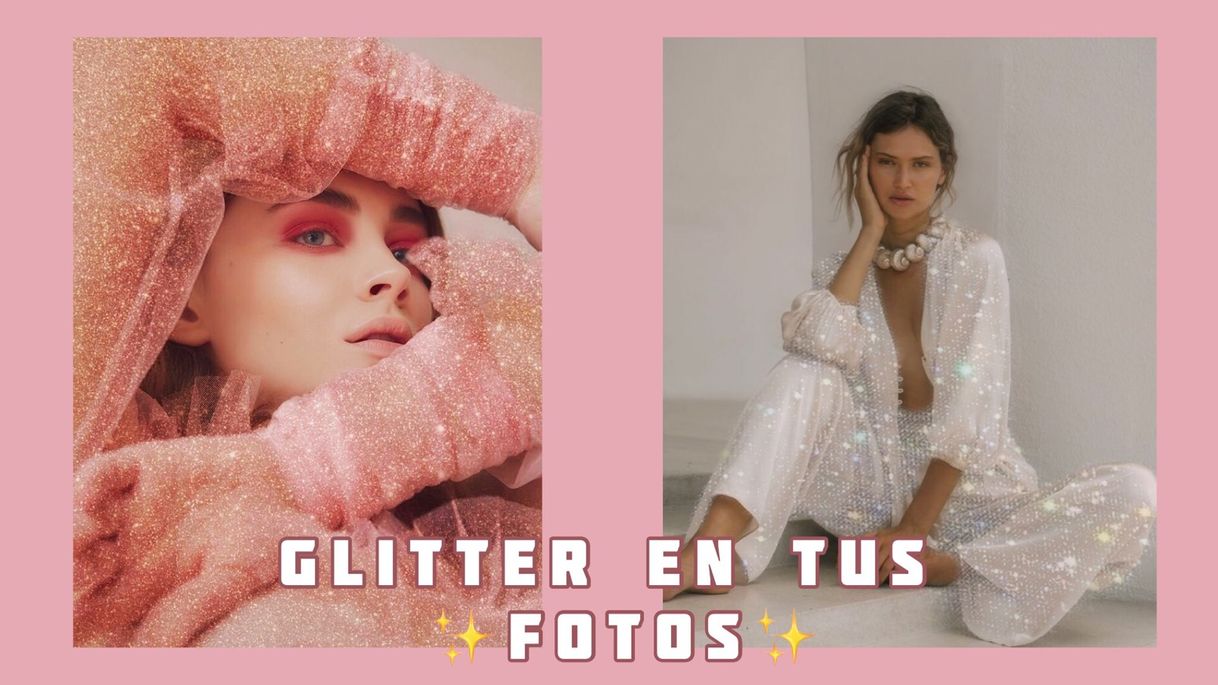 Fashion 2 APPS para ponerle GLITTER a tus FOTOS 🤍 - YouTube