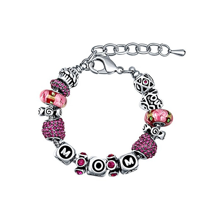 Products MANBARA En Forma de corazón Cristal Pulsera Moda Retro para mamá en