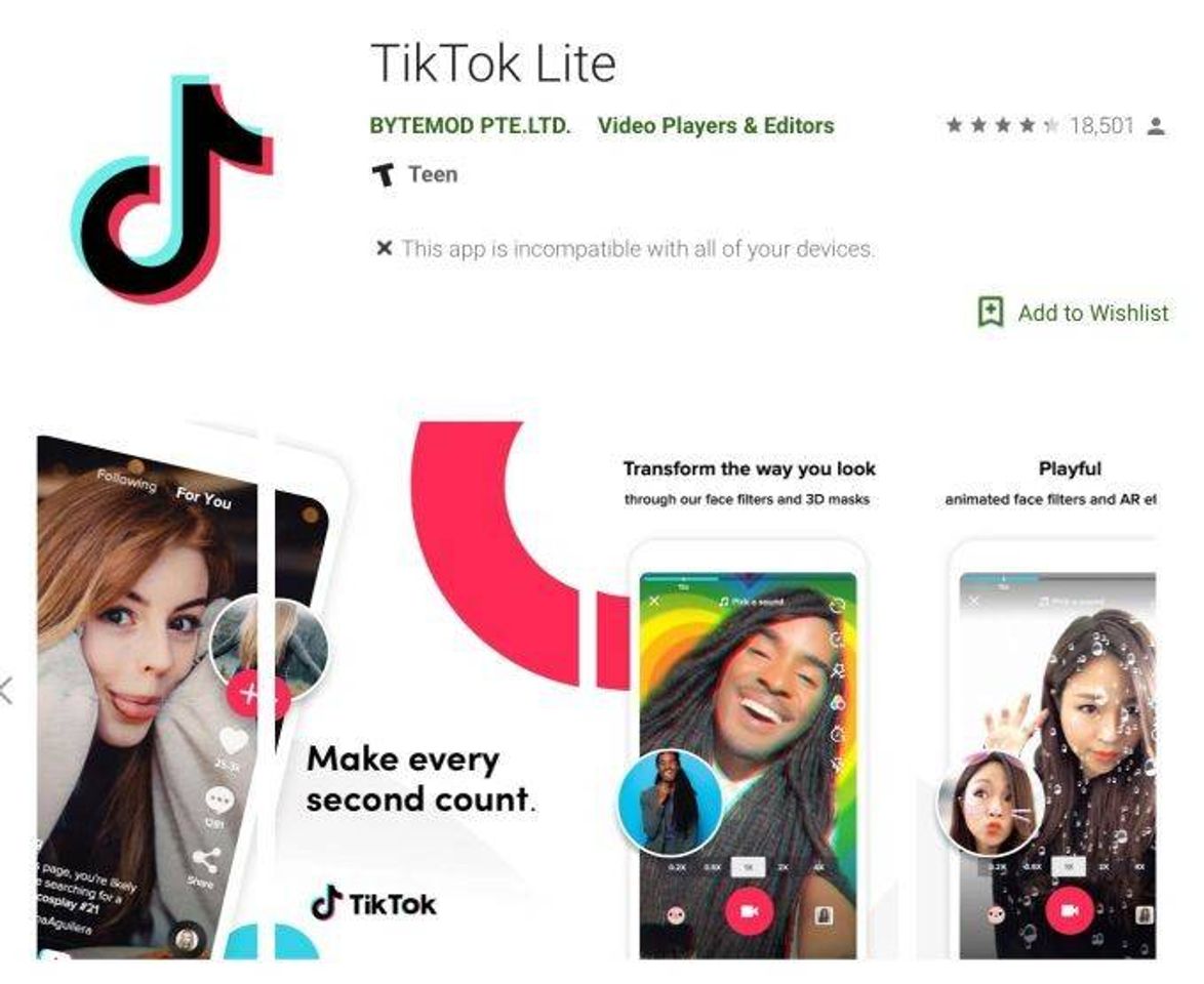 Moda Lançamento do Novo 
Tik Tok - Versão leve (20mb. BAIXE AGORA