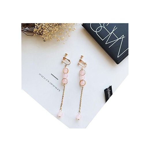 Clips para las orejas de la serie Pink de Women Girls Bonitos regalos de la Navidad
