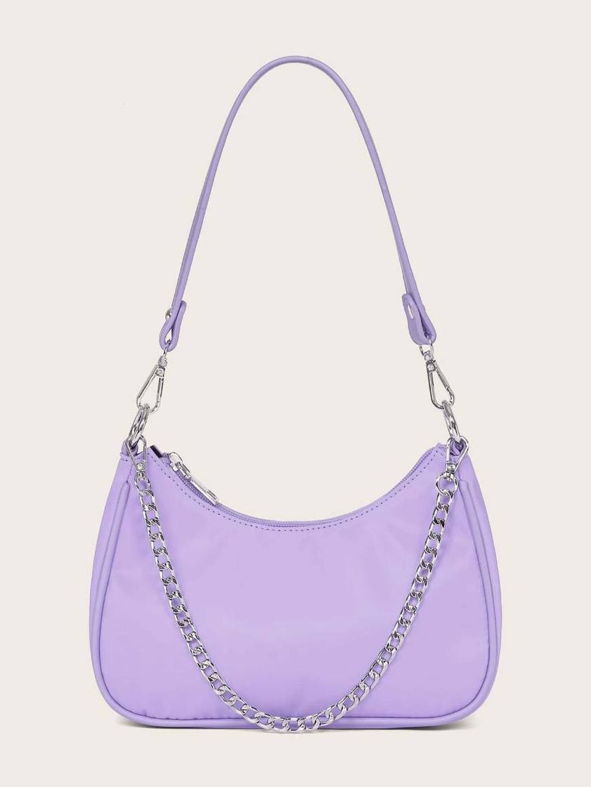 Bolso baguette minimalista 