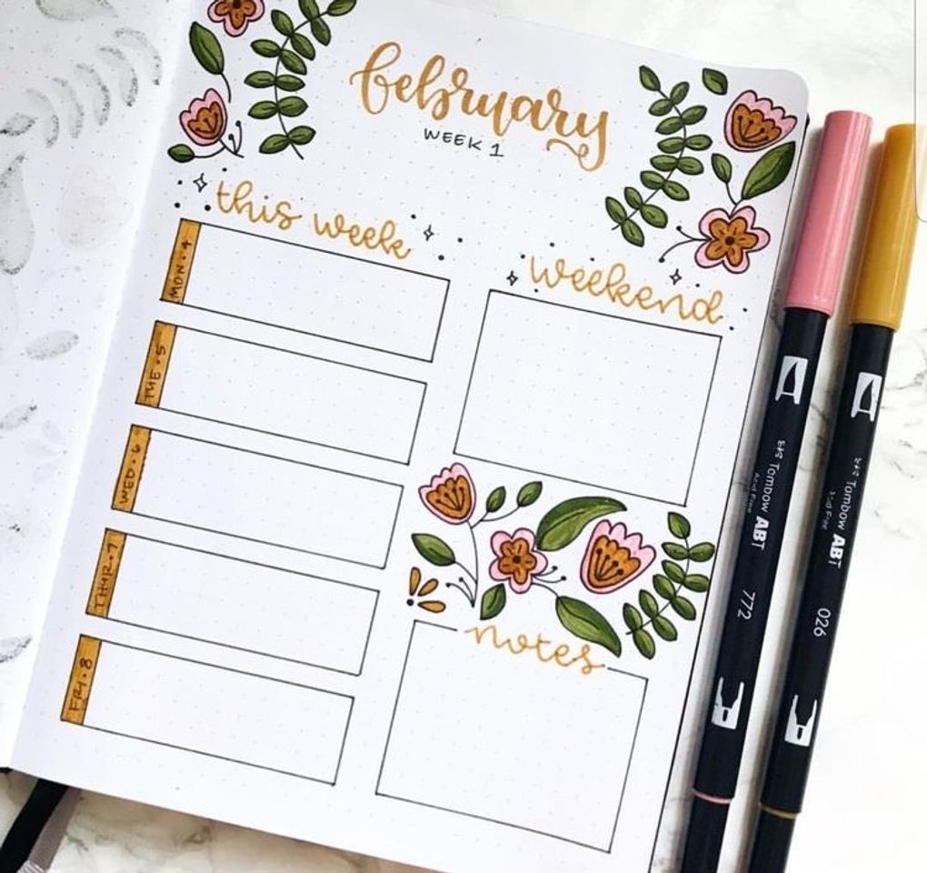 Fashion Bujo idea