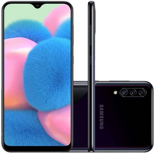 Celular Samsung Galaxy A30s Preto 64gb Câmera Tripla 25mp 