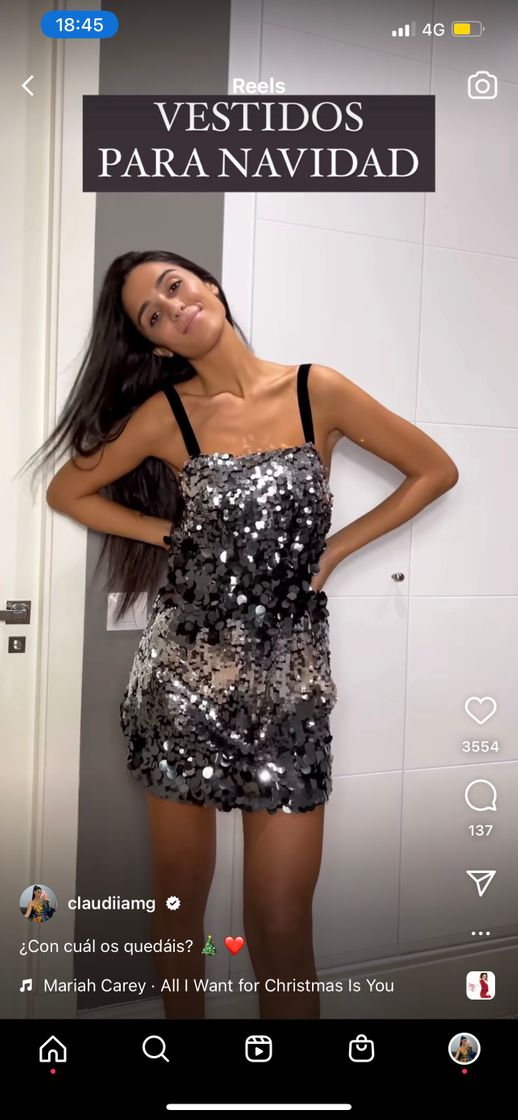 Moda SEQUIN MINI DRESS - Silver