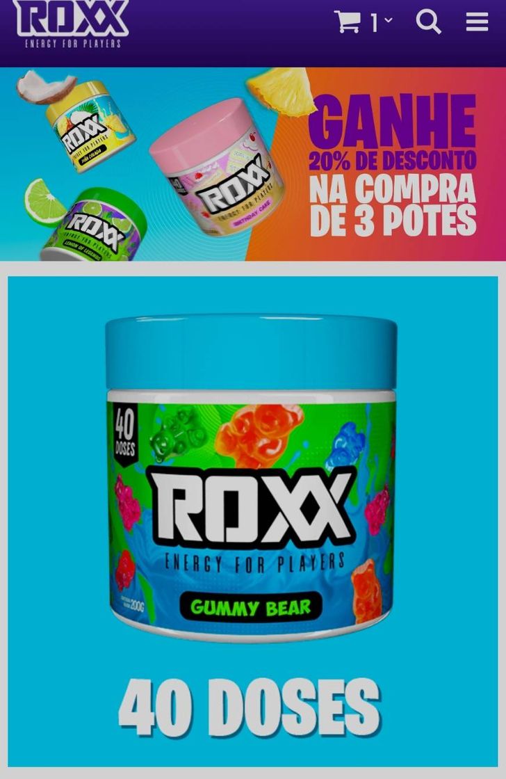 Product Roxx Energy for Players