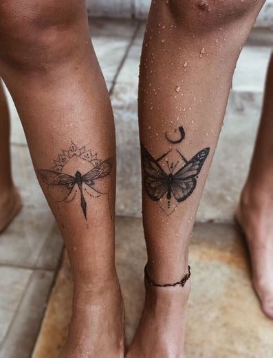 Legs tattoo