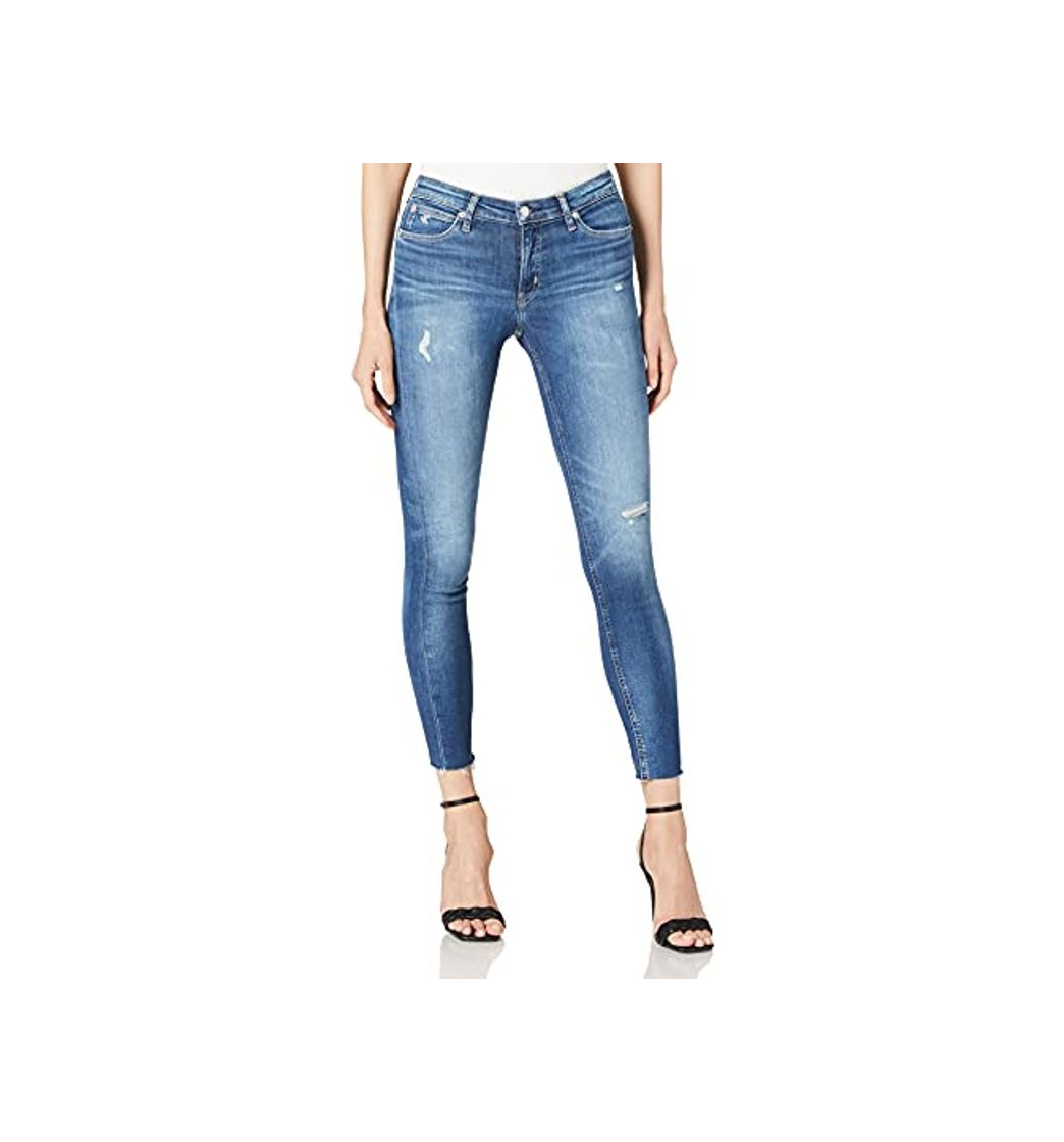 Moda Calvin Klein Mid Rise Skinny Ankle Jeans