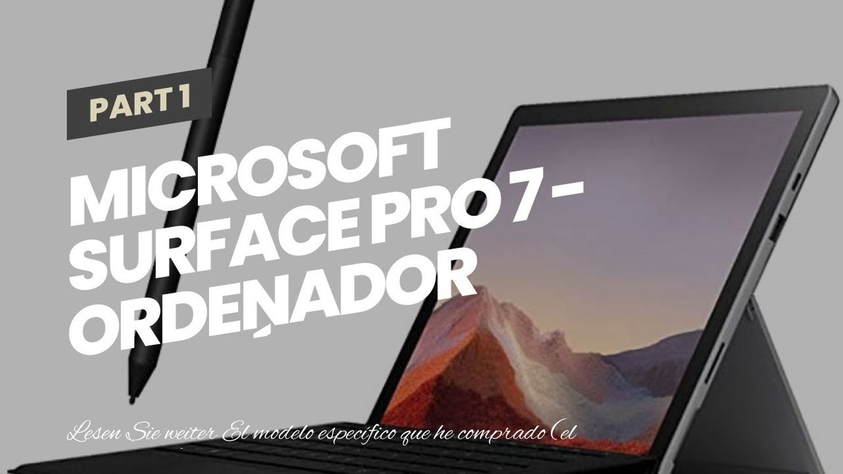 Social Microsoft Surface Pro 7 - Ordenador portátil 2 en 1 de 12.3"
