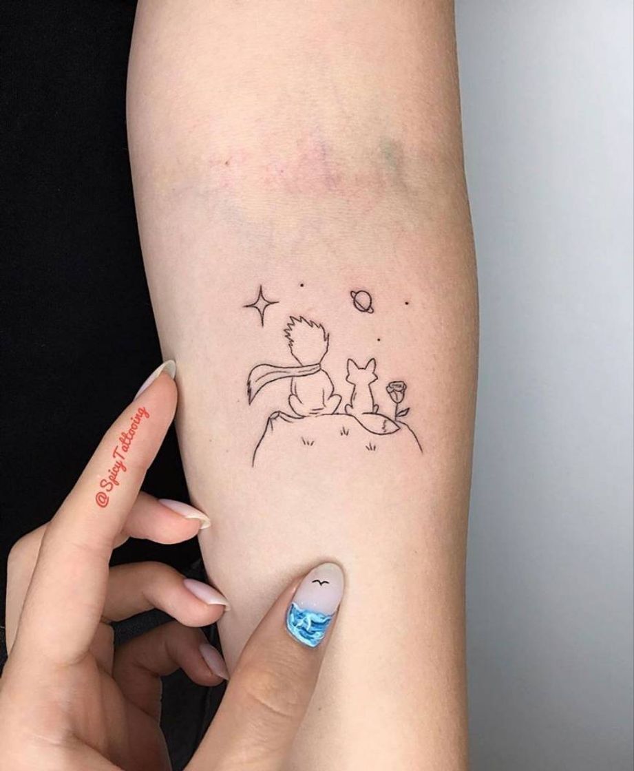 Fashion Tatuagem minimalista 