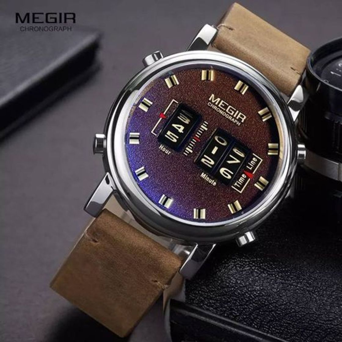 Producto Nuevo reloj MEGIR 2019 de banda superior para hombres