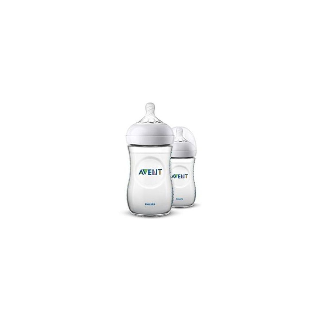 Product Philips Avent Biberón Natural SCF033/27 - Pack de dos biberones de 260