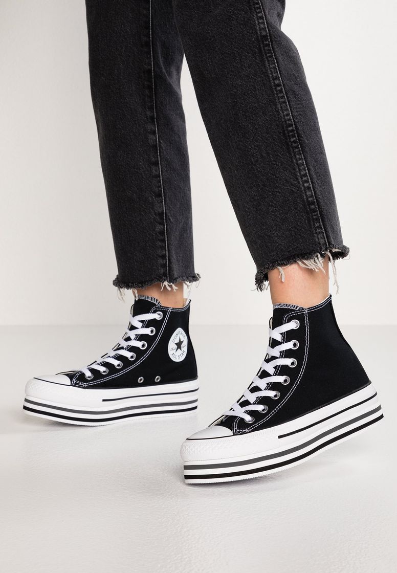 Social Converse Chuck Taylor All Star Hi, Zapatillas Unisex Adulto, Negro
