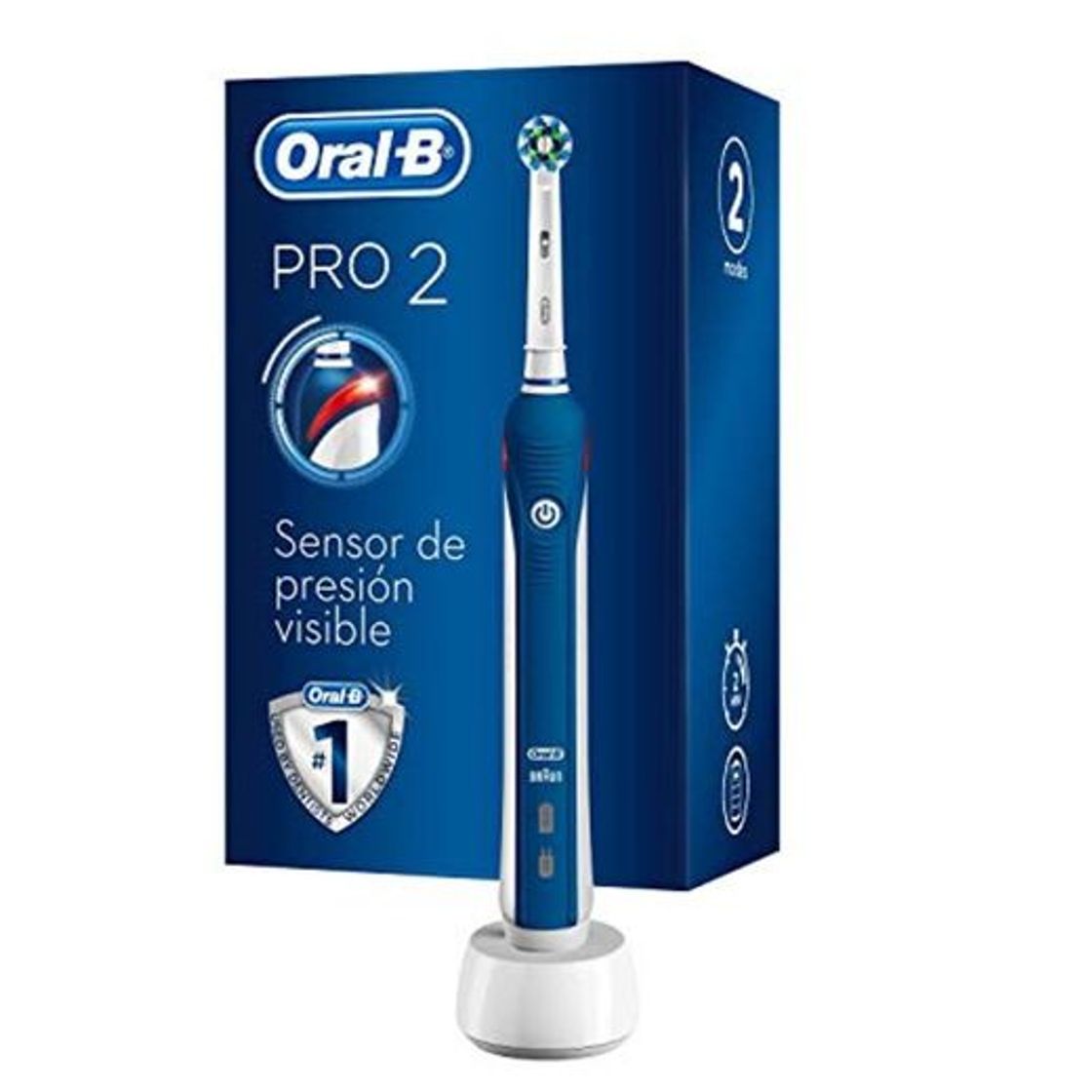 Belleza Oral-B PRO 2 2000N CrossAction - Cepillo Eléctrico Recargable con Tecnología de