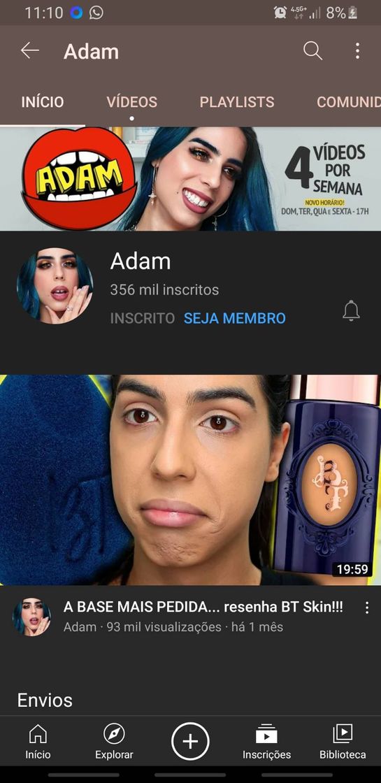 Adam - YouTube